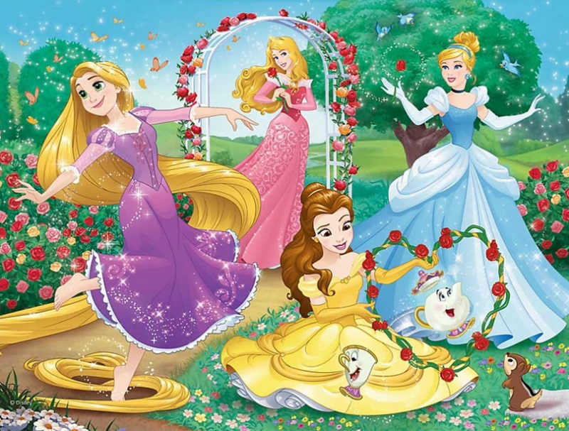 Puzzle z Ulubionymi Księżniczkami Disneya!